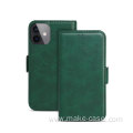 Korean Style Cowhide Leather Phone Case